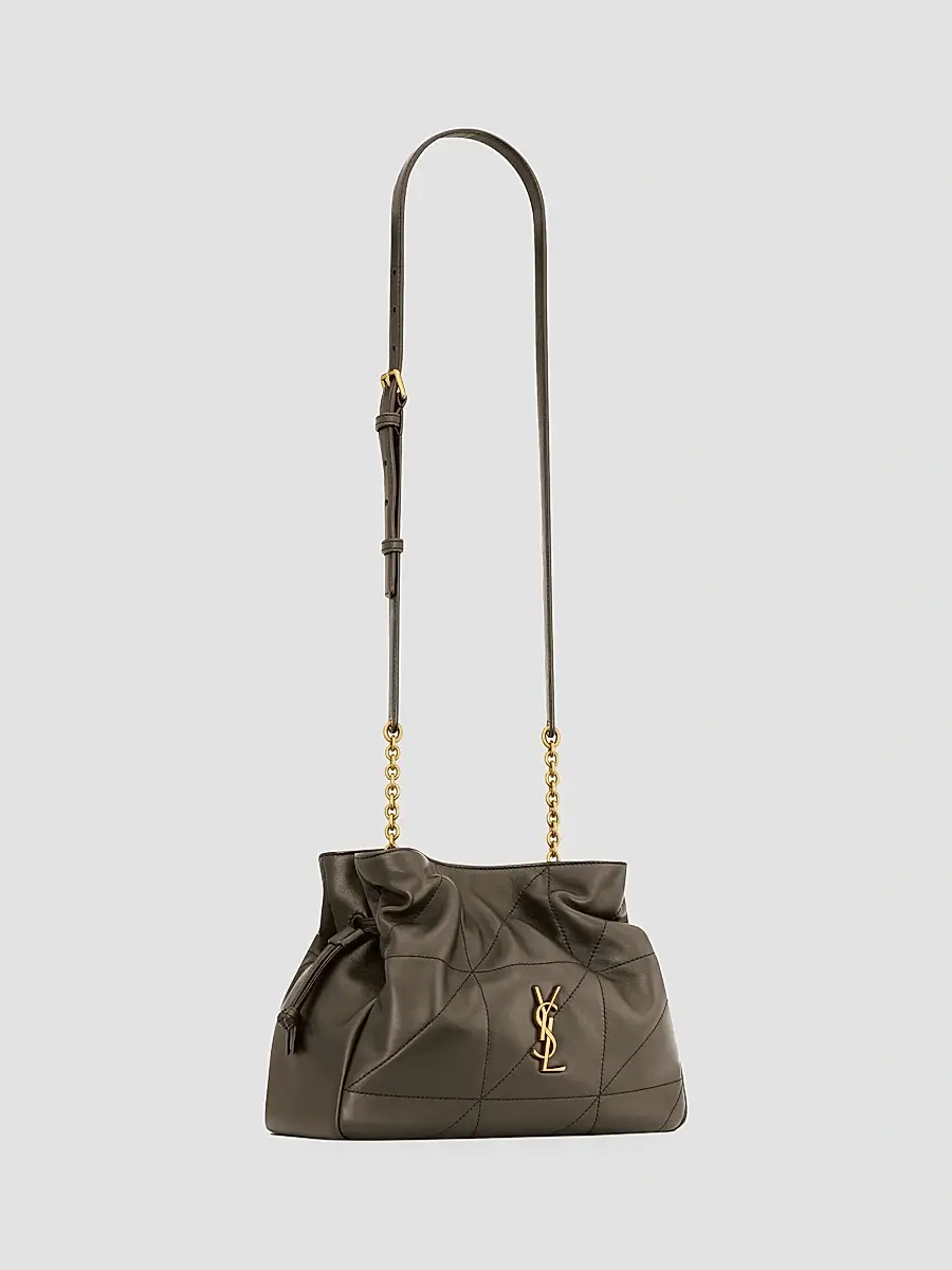 Saint Laurent Women's Jamie Shoulder Bag in Lambskin Leather - Light Musk | Thumbnail 4 Saint Laurent Women's Jamie Shoulder Bag in Lambskin Leather - Light Musk | Thumbnail 4
