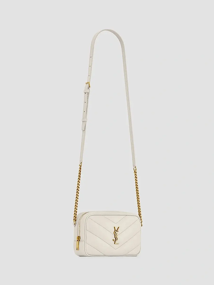 Saint Laurent Women's Lambskin Loulou Mini Crossbody Bag | Thumbnail 4