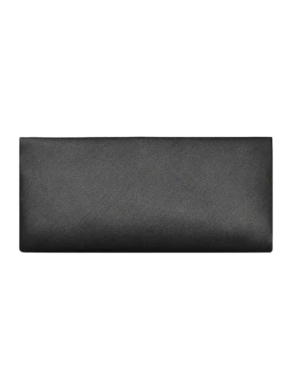 Women's Evening Soft Clutch in Satin - Black Women's Evening Soft Clutch in Satin - Black