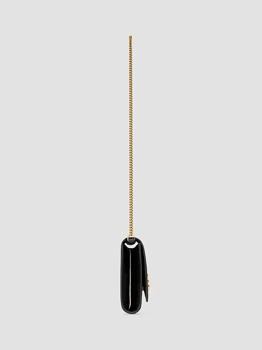Saint Laurent Women's Kate Clutch in Patent Leather - Black | Thumbnail 5 Saint Laurent Women's Kate Clutch in Patent Leather - Black | Thumbnail 5