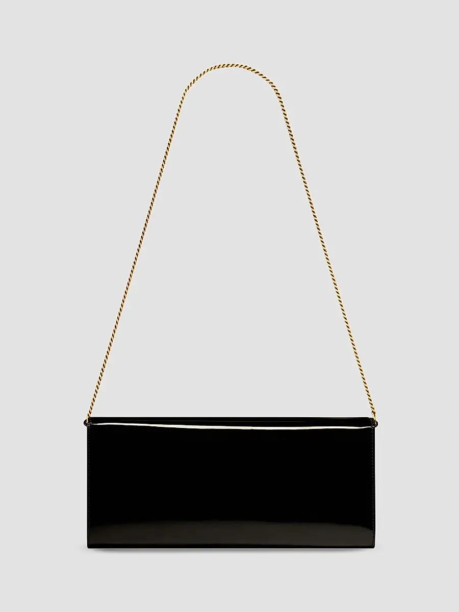 Saint Laurent Women's Kate Clutch in Patent Leather - Black | Thumbnail 6 Saint Laurent Women's Kate Clutch in Patent Leather - Black | Thumbnail 6