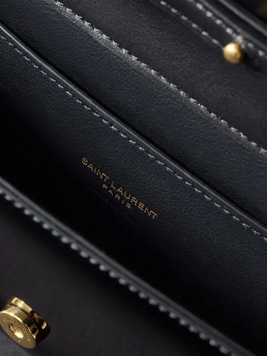 Saint Laurent Women's Kate Clutch in Patent Leather - Black | Thumbnail 8 Saint Laurent Women's Kate Clutch in Patent Leather - Black | Thumbnail 8