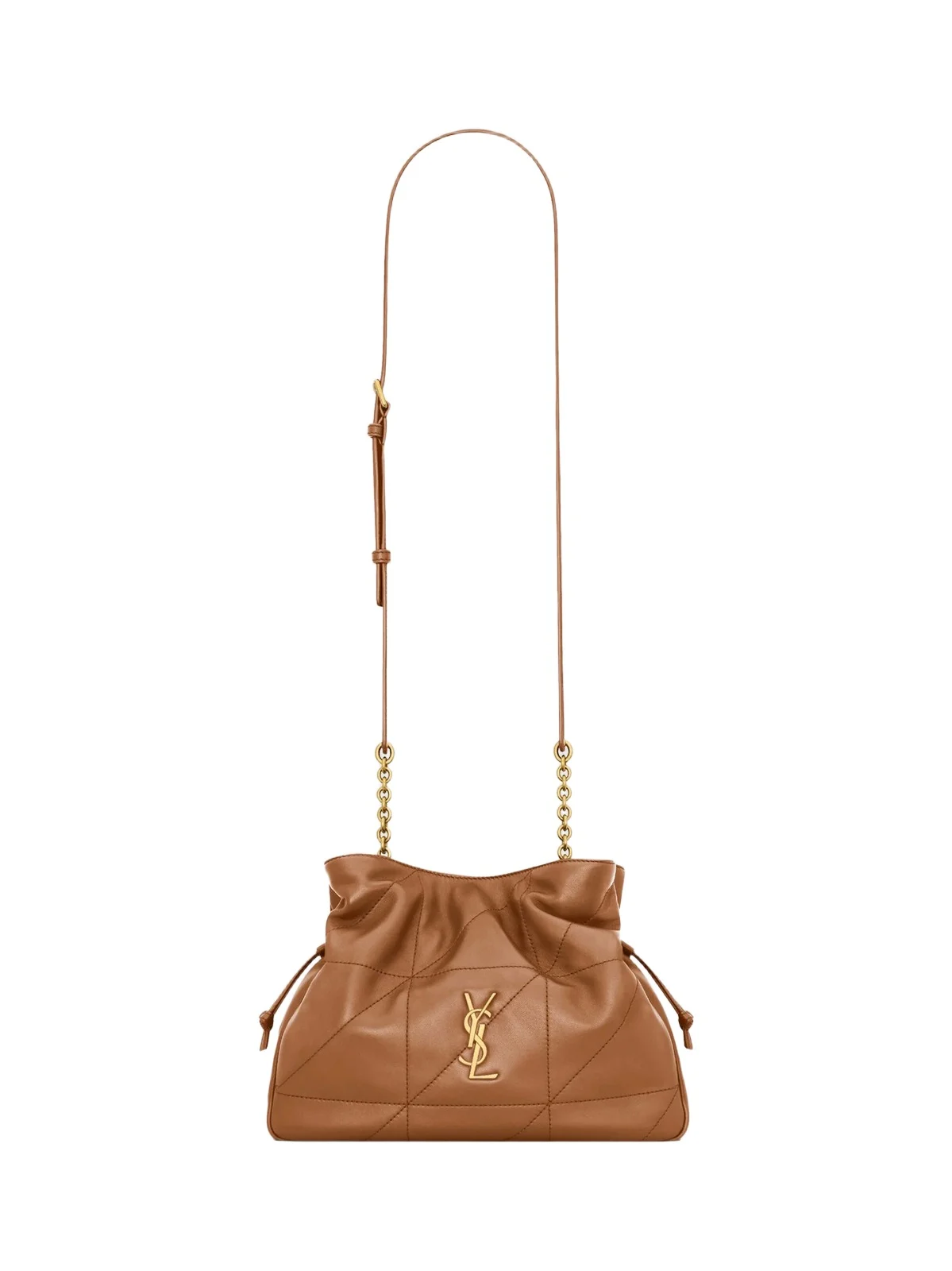 Saint Laurent Women's Jamie Shoulder Bag in Lambskin Leather - Fox