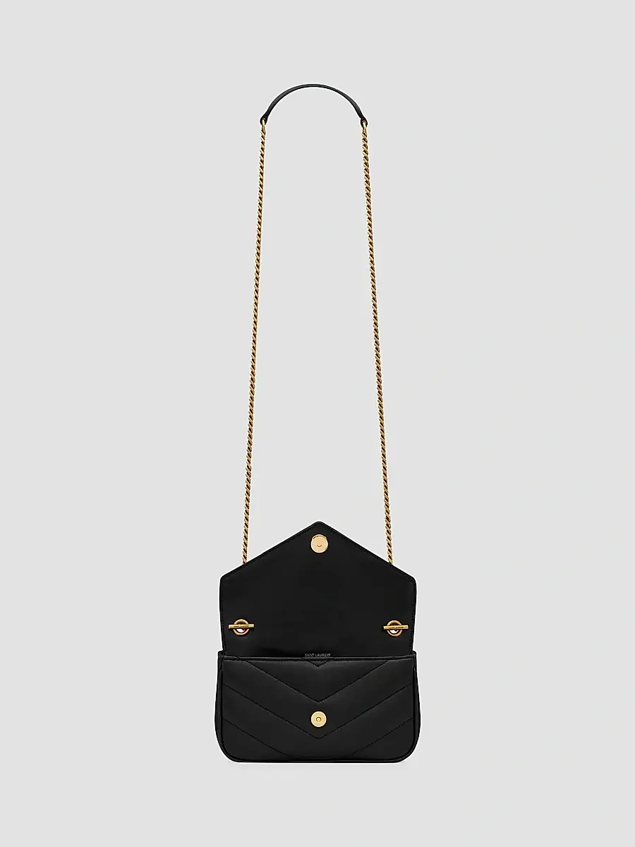 Saint Laurent Women's Loulou Mini Crossbody Bag in Lambskin | Thumbnail 4 Saint Laurent Women's Loulou Mini Crossbody Bag in Lambskin | Thumbnail 4