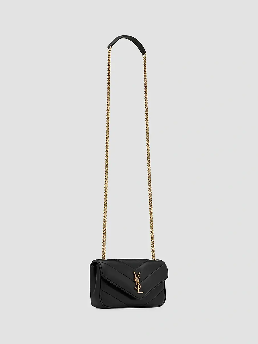 Saint Laurent Women's Loulou Mini Crossbody Bag in Lambskin | Thumbnail 7 Saint Laurent Women's Loulou Mini Crossbody Bag in Lambskin | Thumbnail 7