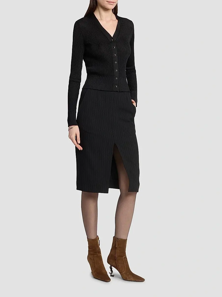 Saint Laurent Women's Opyum Booties in Suede - Dark Havana | Thumbnail 7 Saint Laurent Women's Opyum Booties in Suede - Dark Havana | Thumbnail 7