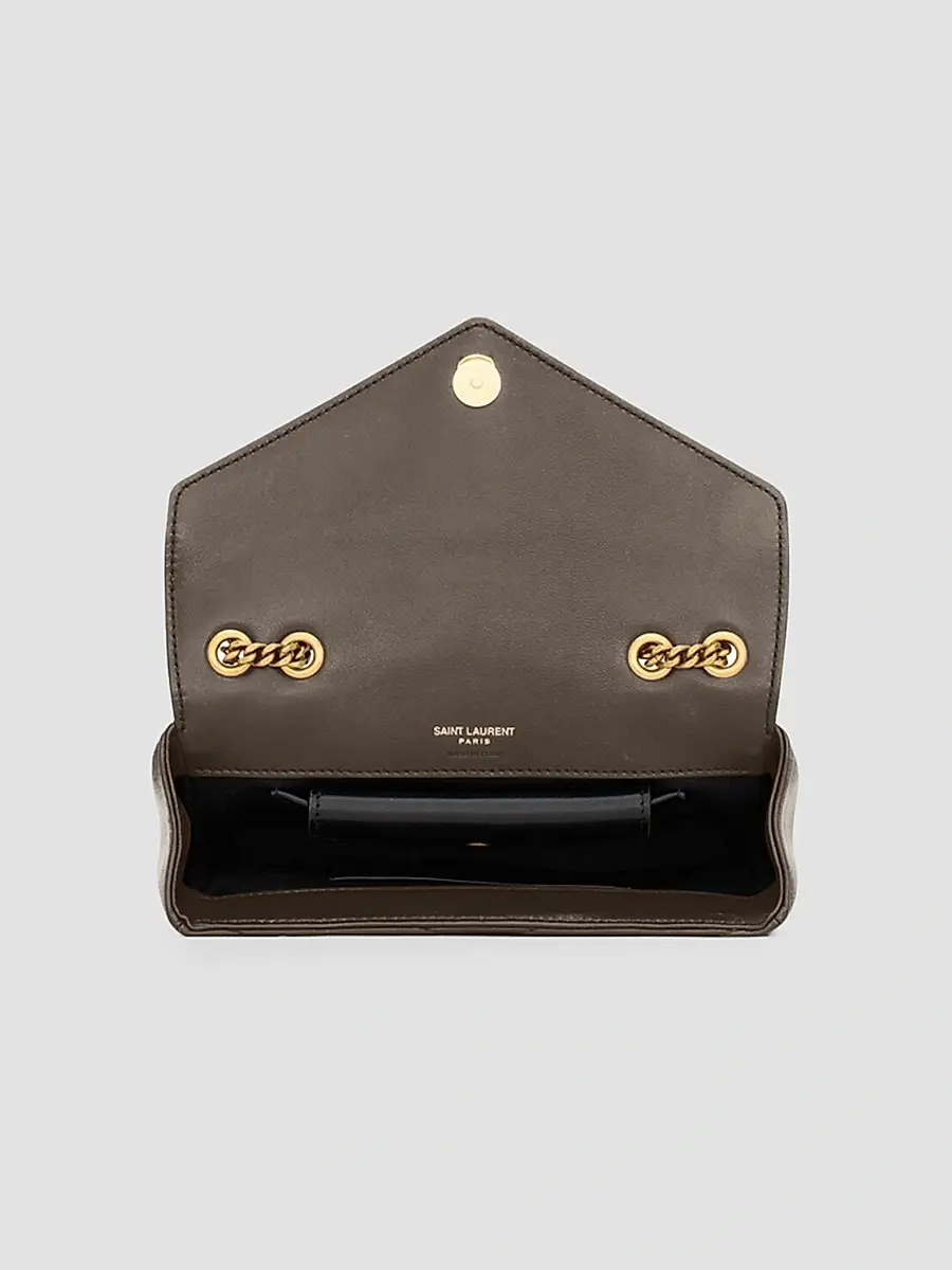 Saint Laurent Women's Loulou Mini Crossbody Bag in Lambskin - Light Musk | Thumbnail 3 Saint Laurent Women's Loulou Mini Crossbody Bag in Lambskin - Light Musk | Thumbnail 3