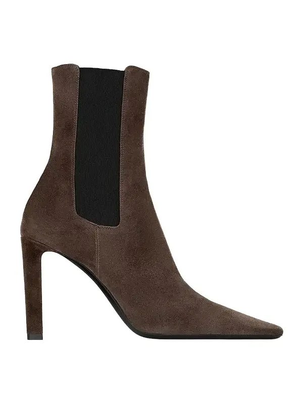 Women's Francoise Chelsea Boots in Suede - Dark Chocolate Women's Francoise Chelsea Boots in Suede - Dark Chocolate
