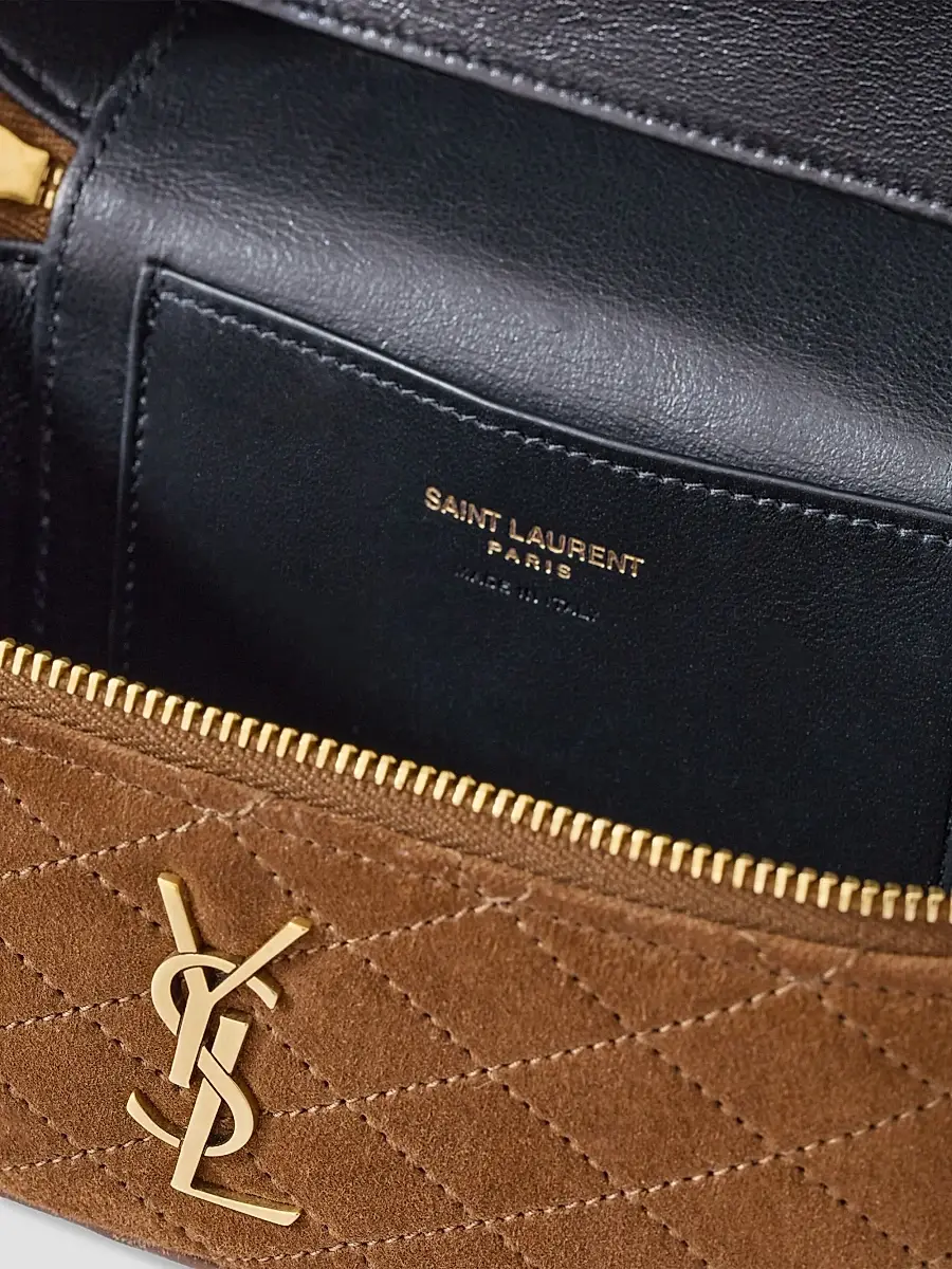 Saint Laurent Women's Suede Gaby Vanity Bag | Thumbnail 6 Saint Laurent Women's Suede Gaby Vanity Bag | Thumbnail 6