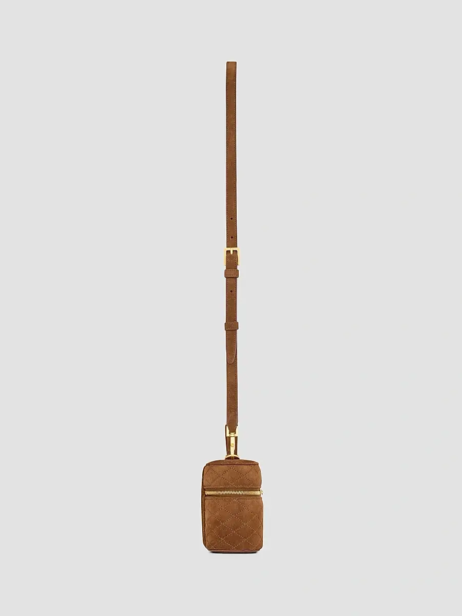 Saint Laurent Women's Suede Gaby Vanity Bag | Thumbnail 7 Saint Laurent Women's Suede Gaby Vanity Bag | Thumbnail 7