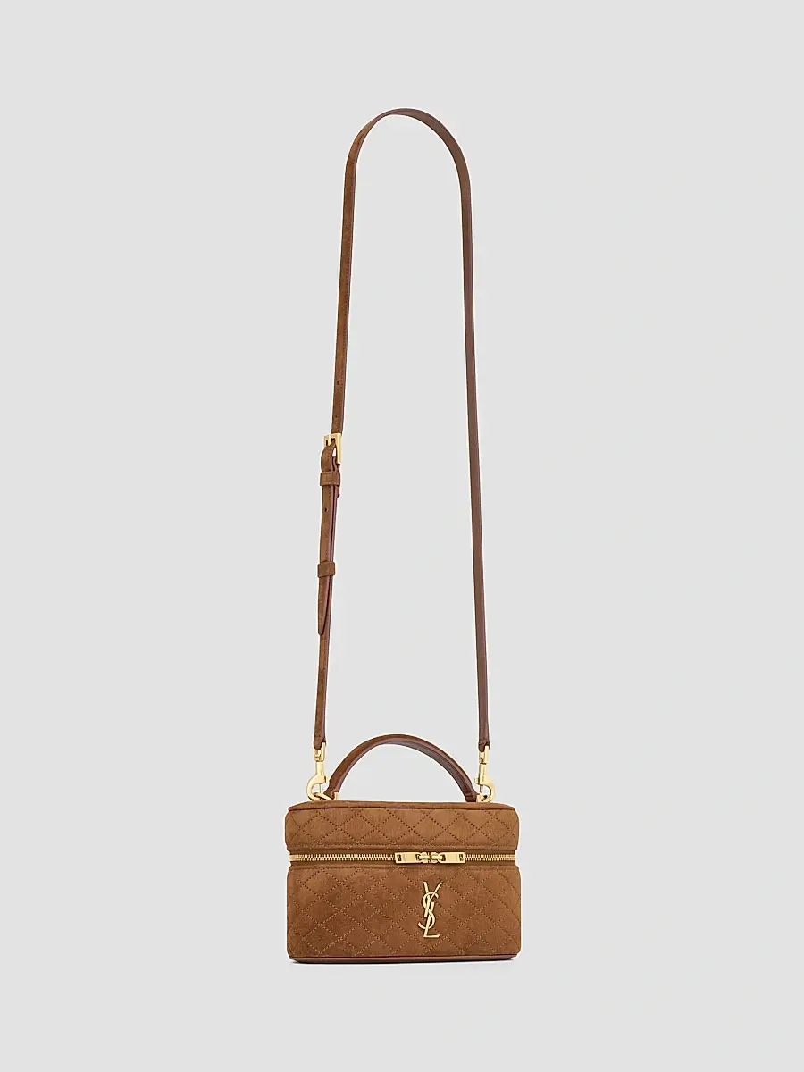 Saint Laurent Women's Suede Gaby Vanity Bag | Thumbnail 8 Saint Laurent Women's Suede Gaby Vanity Bag | Thumbnail 8