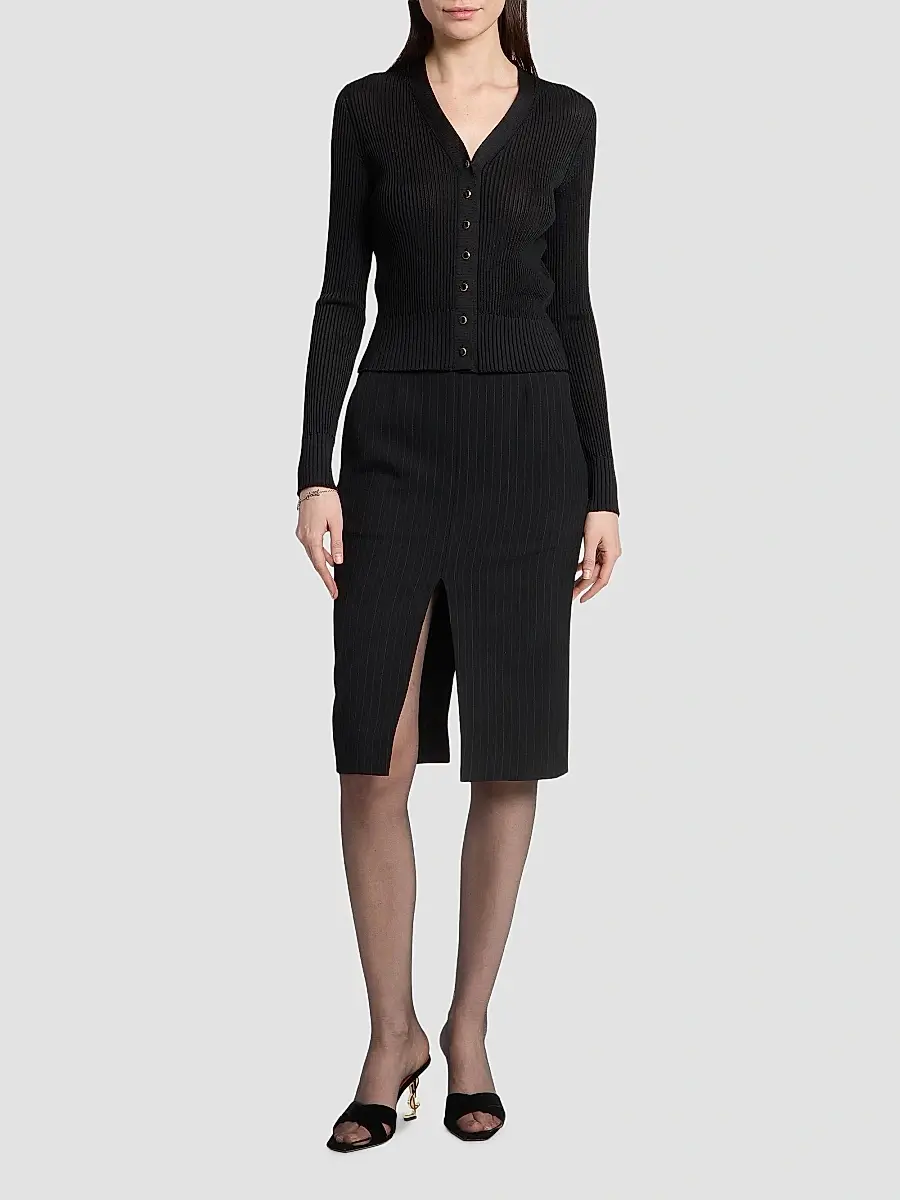 Saint Laurent Women's Opyum Mules in Velvet - Black | Thumbnail 5 Saint Laurent Women's Opyum Mules in Velvet - Black | Thumbnail 5