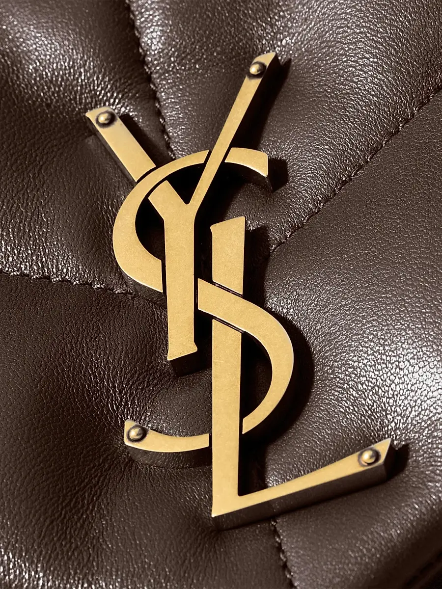 Saint Laurent Women's Puffer Small Shoulder Bag in Nappa Leather - Arabica | Thumbnail 8 Saint Laurent Women's Puffer Small Shoulder Bag in Nappa Leather - Arabica | Thumbnail 8
