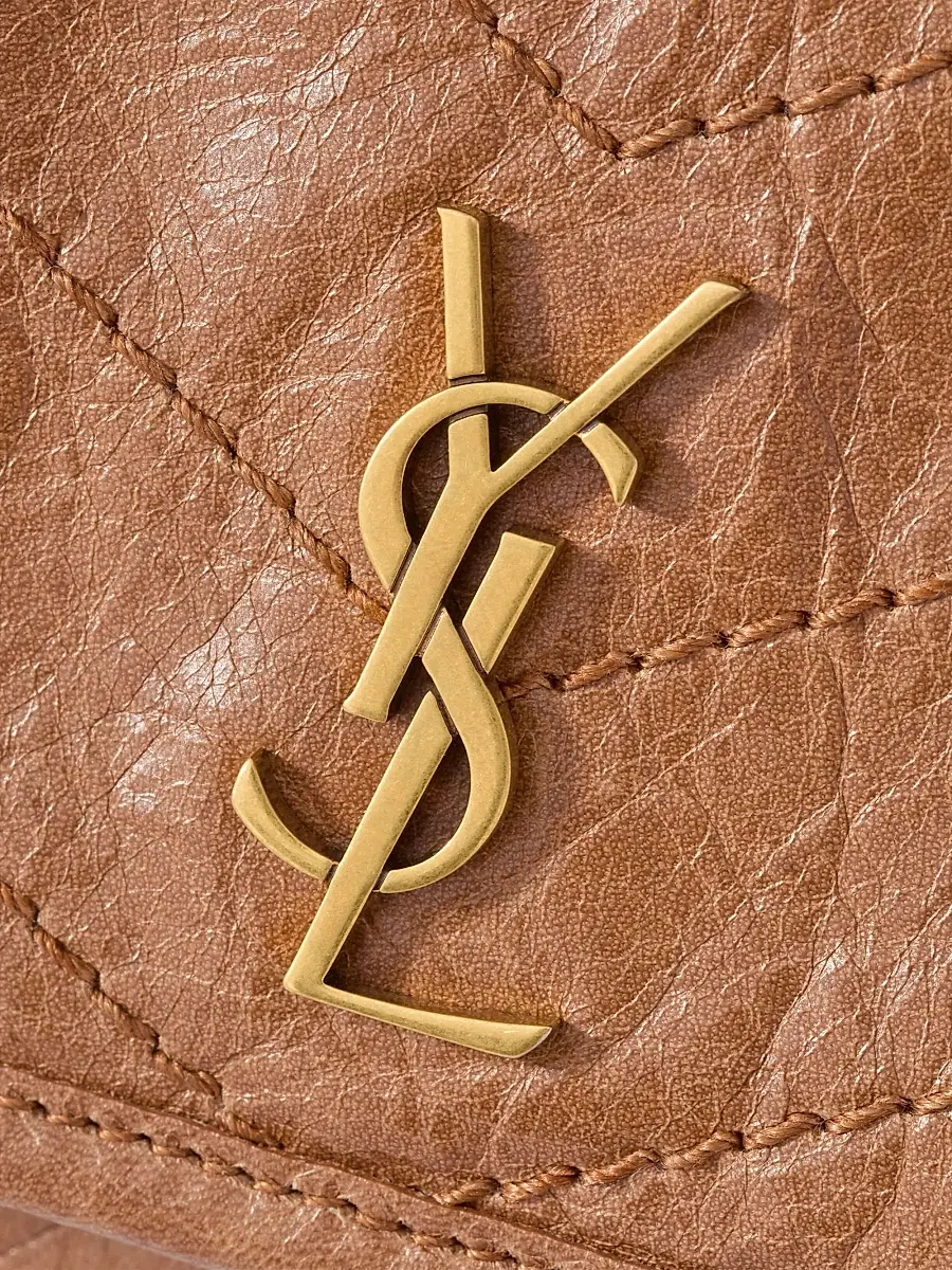 Saint Laurent Women's Niki Mini Shoulder Bag in Vintage Leather - Light Caramel | Thumbnail 6 Saint Laurent Women's Niki Mini Shoulder Bag in Vintage Leather - Light Caramel | Thumbnail 6