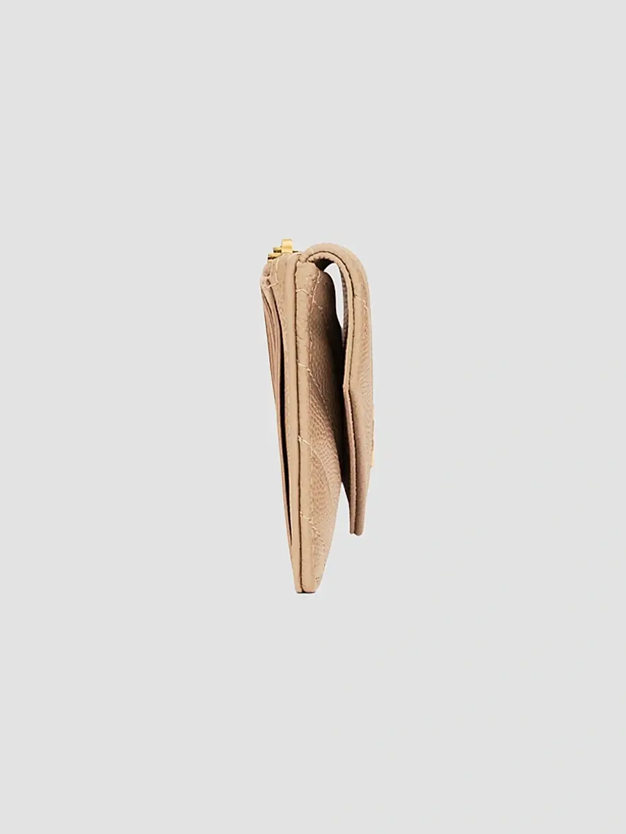 Saint Laurent Women's Cassandre Fragments Flap Card Case | Thumbnail 4 Saint Laurent Women's Cassandre Fragments Flap Card Case | Thumbnail 4