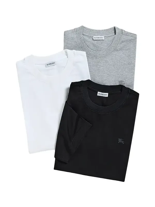 Burberry Men's Seth 3-Pack Cotton Jersey T-Shirt