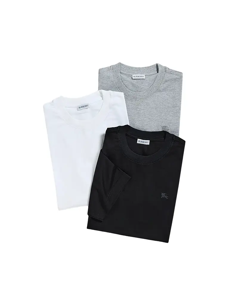 Burberry Men's Seth 3-Pack Cotton Jersey T-Shirt | Image 1 Burberry Men's Seth 3-Pack Cotton Jersey T-Shirt | Image 1