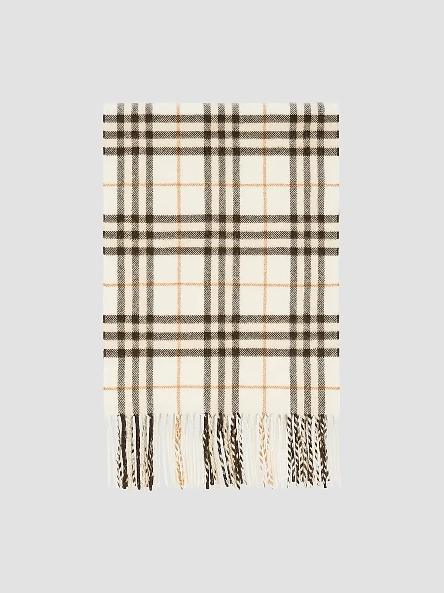 Burberry Women's Sparkle Check Cashmere Scarf | Thumbnail 4