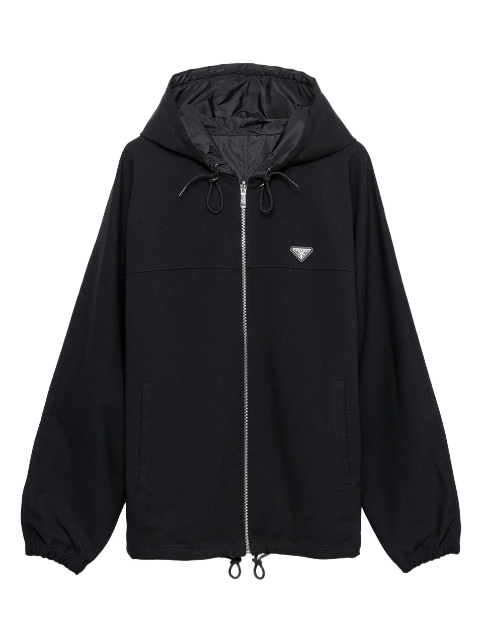 Prada Men's Technical Fleece Hoodie Jacket