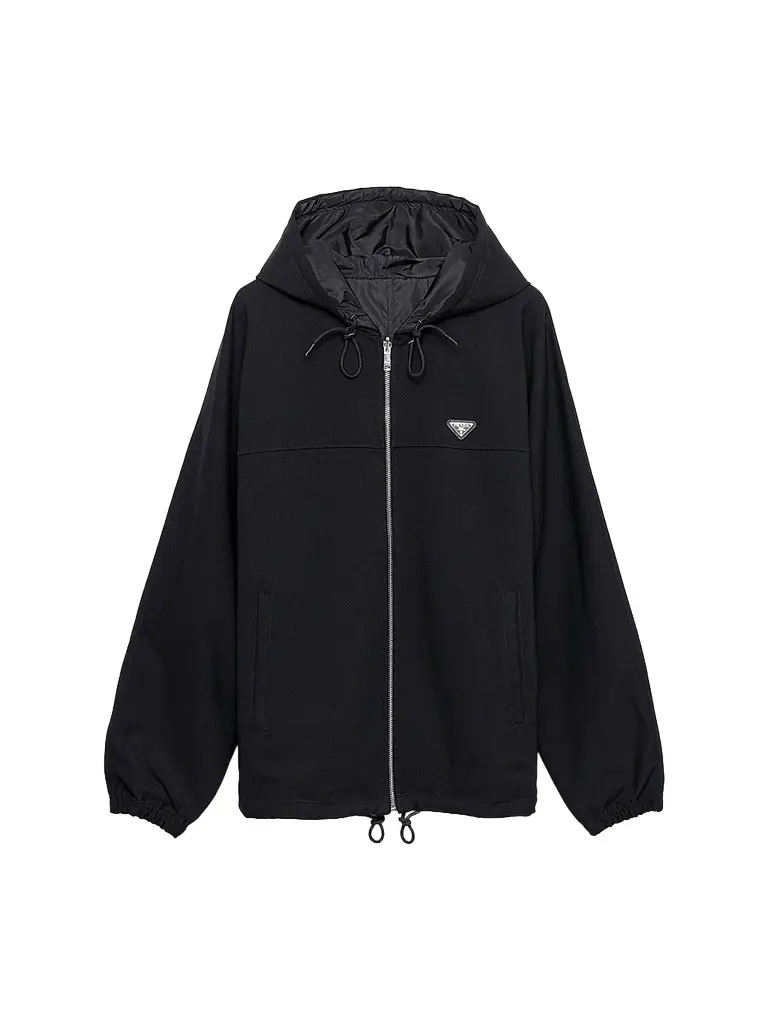 Prada Men's Technical Fleece Hoodie Jacket | Image 1 Prada Men's Technical Fleece Hoodie Jacket | Image 1