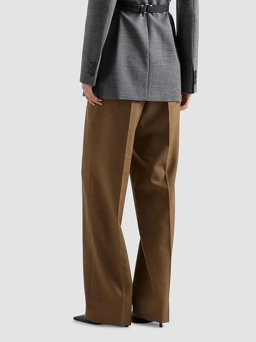 Prada Women's Wool Pants | Thumbnail 4 Prada Women's Wool Pants | Thumbnail 4