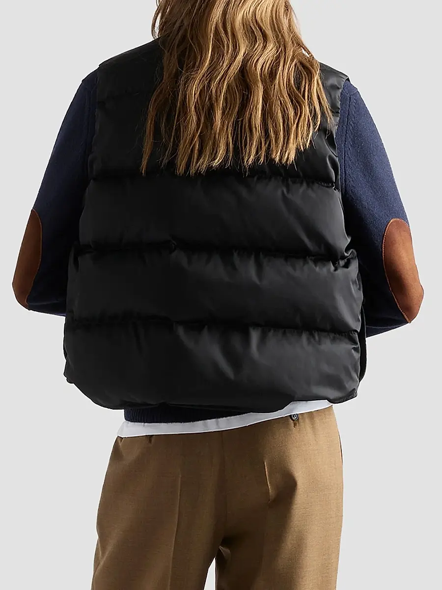 Prada Women's Nylon Down Vest | Thumbnail 4 Prada Women's Nylon Down Vest | Thumbnail 4