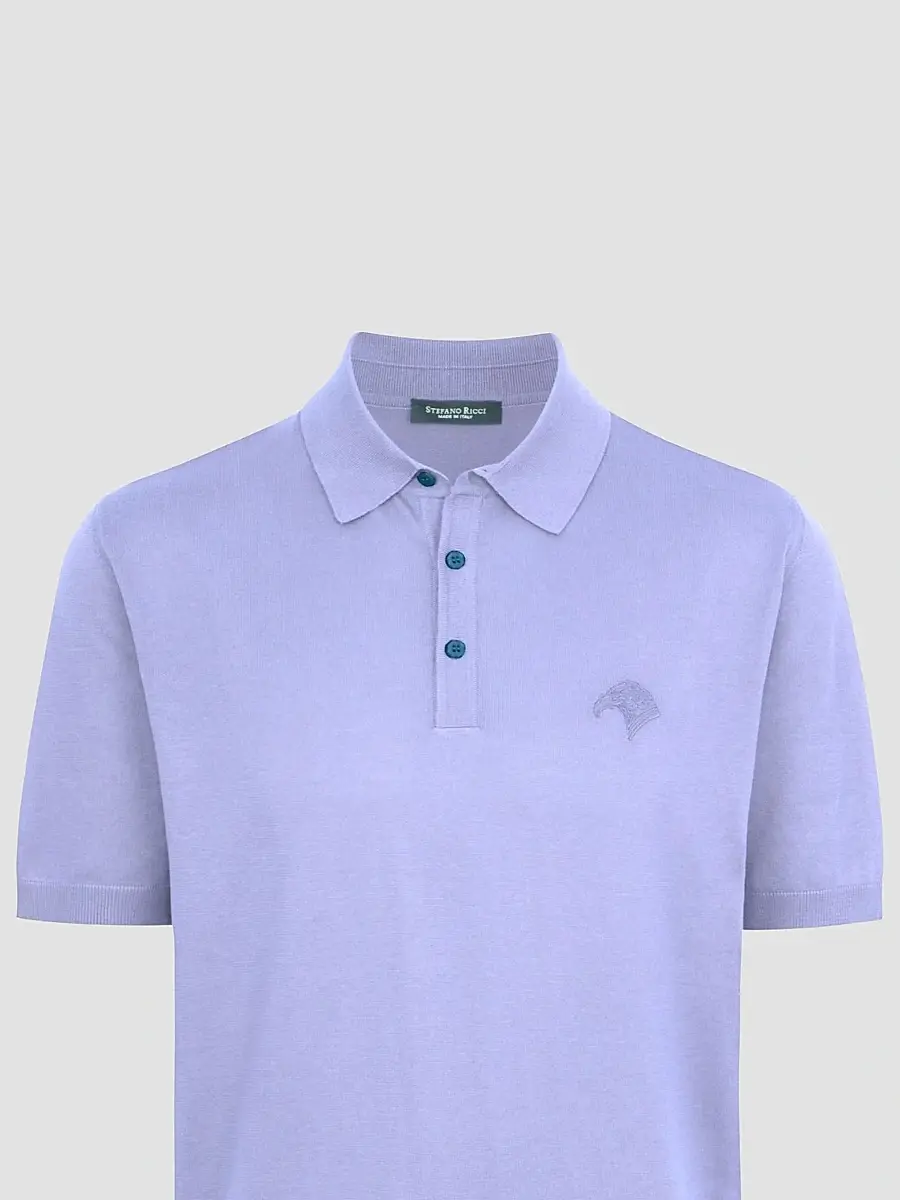 Stefano Ricci Men's Three Button Polo Shirt | Thumbnail 2