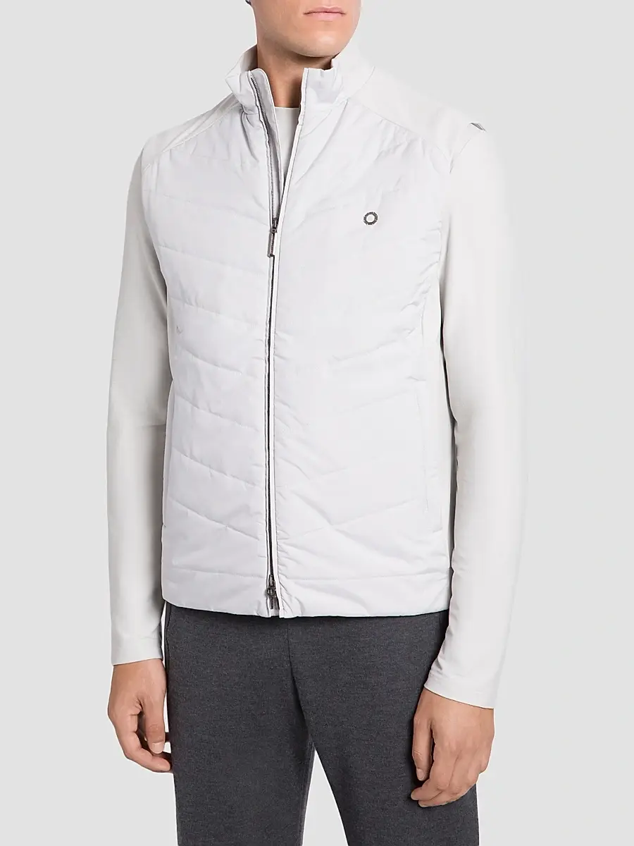Stefano Ricci Men's Quilted Zip Vest | Thumbnail 2 Stefano Ricci Men's Quilted Zip Vest | Thumbnail 2