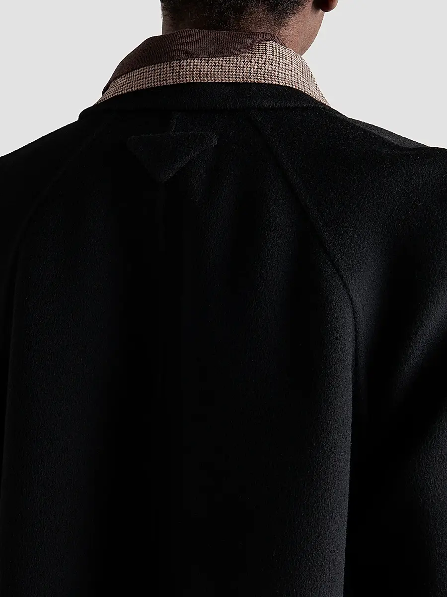 Prada Women's Single-Breasted Double Cashmere and Wool Coat | Thumbnail 6