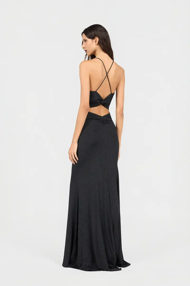 Roberto Cavalli Serpentine Print Maxi Dress | Thumbnail 3 Roberto Cavalli Serpentine Print Maxi Dress | Thumbnail 3