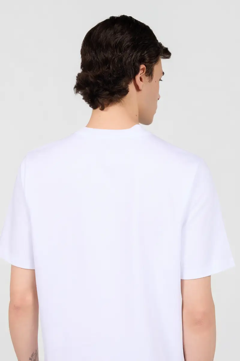 Roberto Cavalli White T-Shirt With Printed Snake | Thumbnail 5