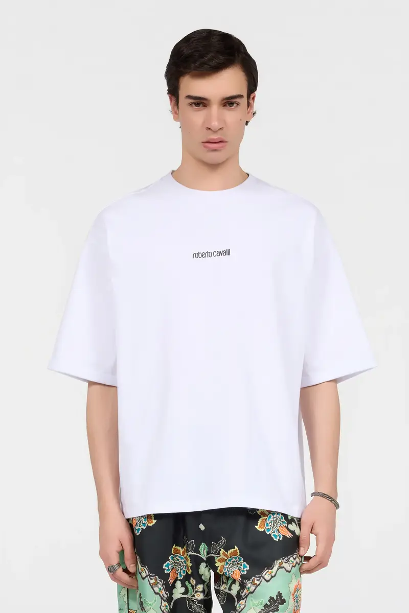 Roberto Cavalli White T-Shirt | Thumbnail 2