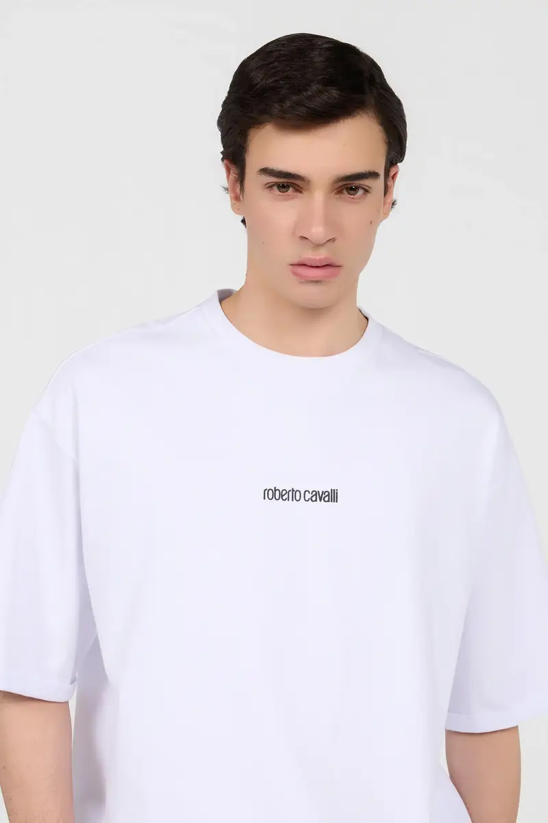 Roberto Cavalli White T-Shirt | Thumbnail 4