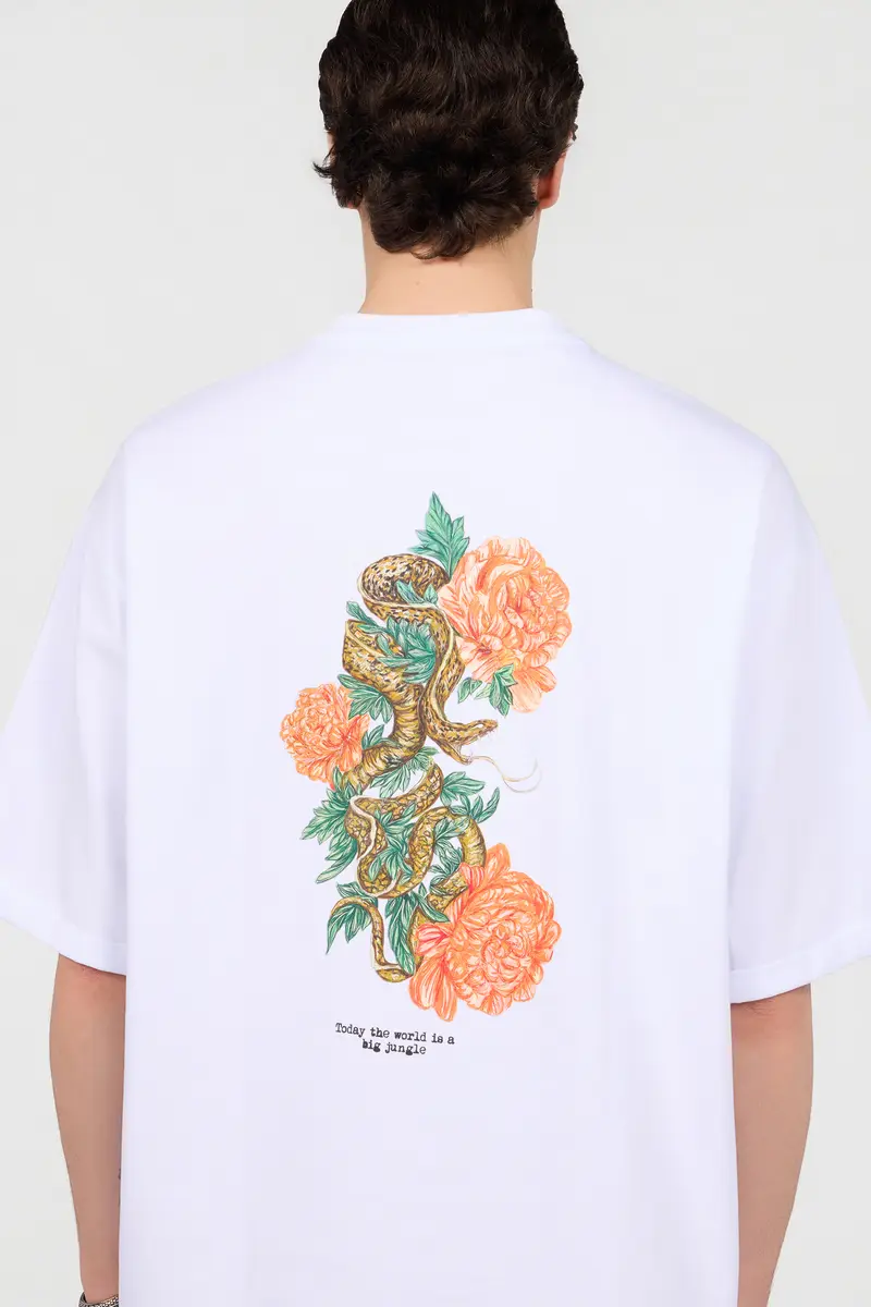 Roberto Cavalli White T-Shirt | Thumbnail 5