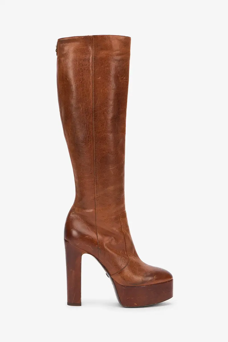 Roberto Cavalli Brown Boots | Thumbnail 2