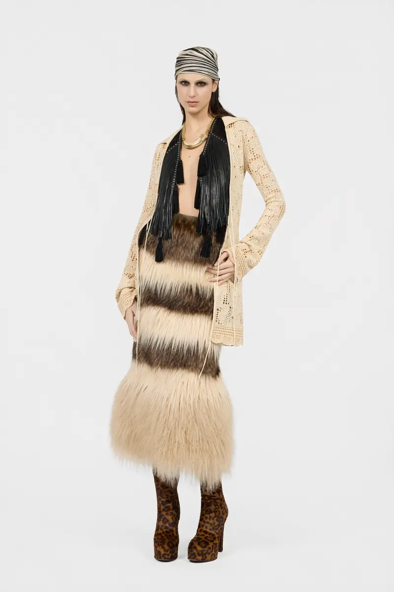 Roberto Cavalli Jaguar Crochet Cardigan | Thumbnail 6