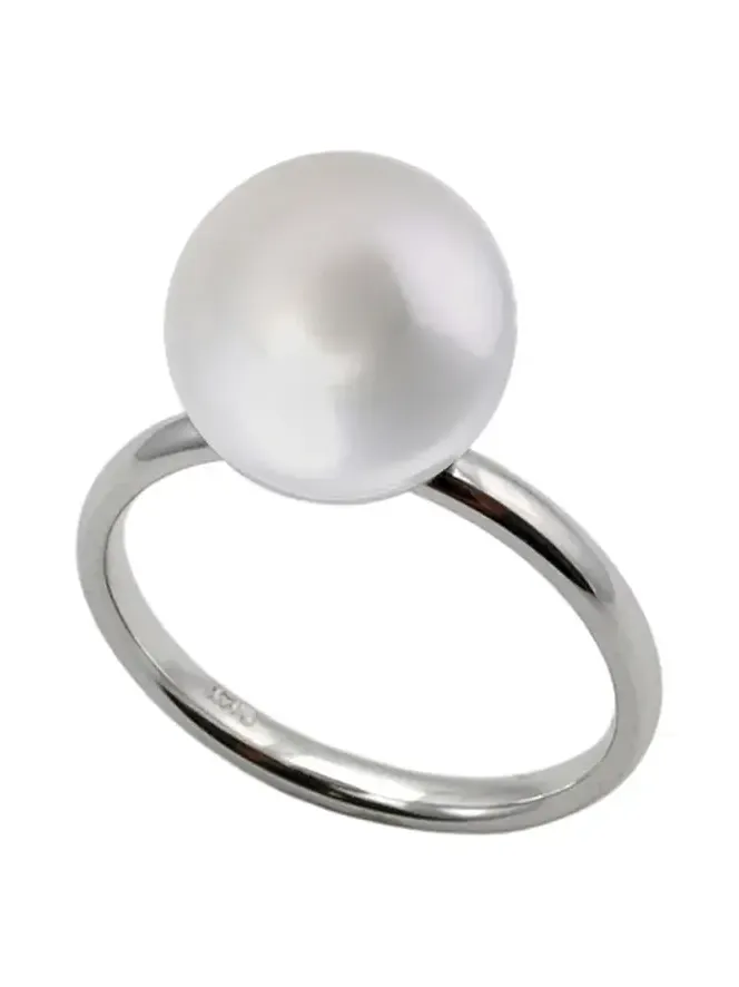 BAGGINS White South Sea Pearl Simple Ring