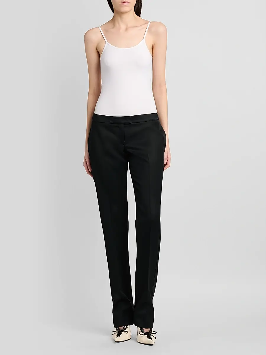 Alexander McQueen Women's Bumster Wool Trousers | Thumbnail 2 Alexander McQueen Women's Bumster Wool Trousers | Thumbnail 2