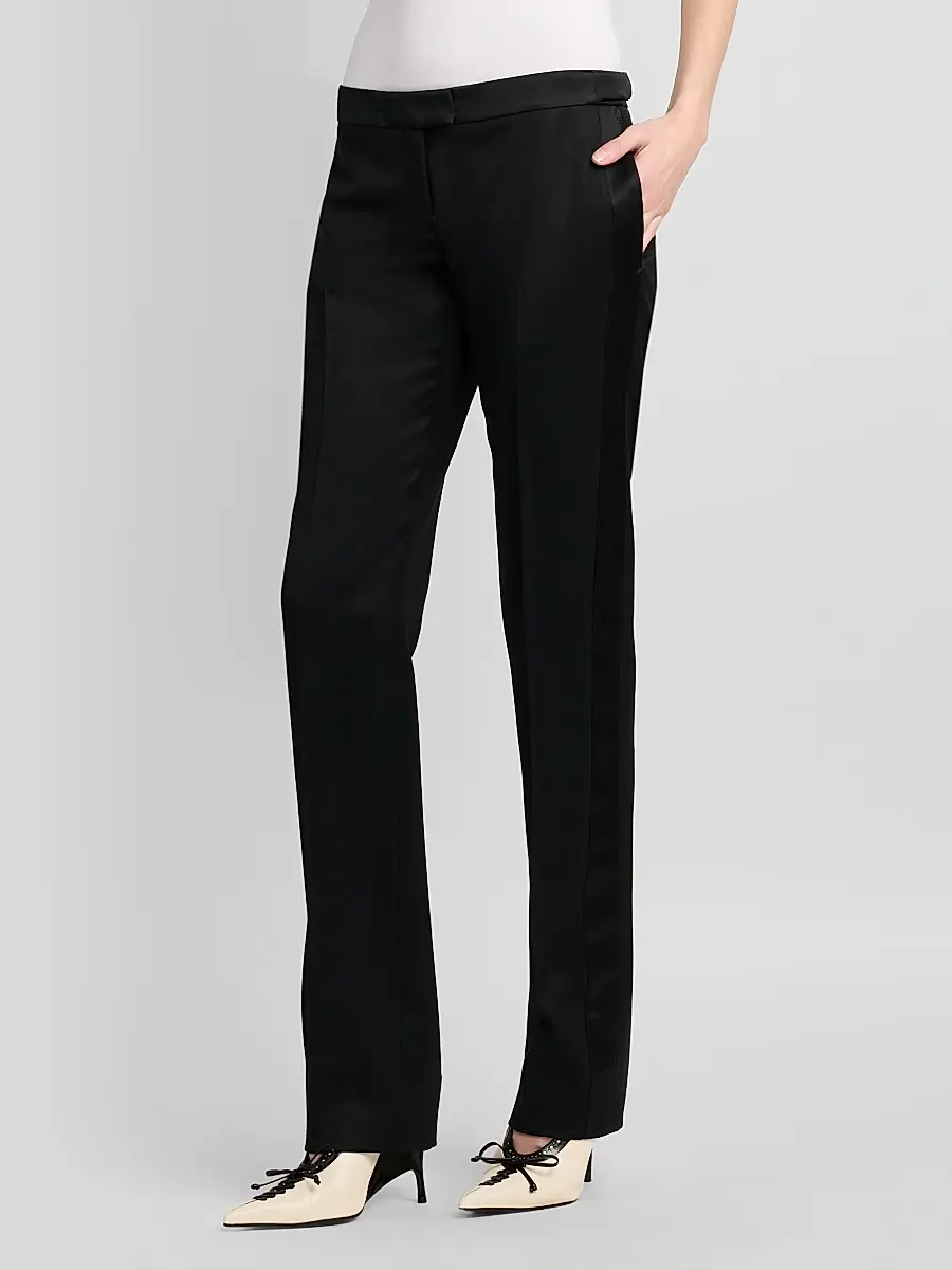 Alexander McQueen Women's Bumster Wool Trousers | Thumbnail 4 Alexander McQueen Women's Bumster Wool Trousers | Thumbnail 4