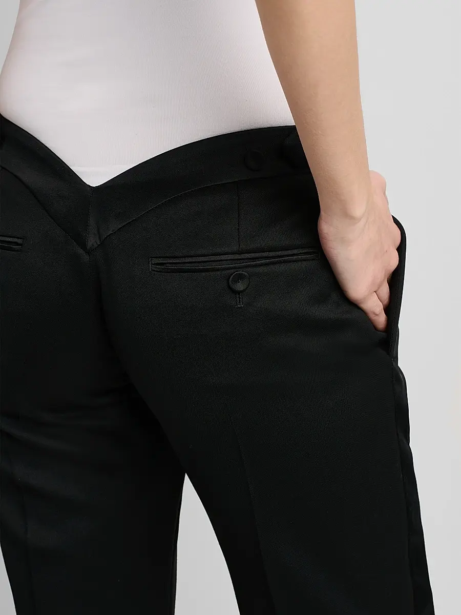 Alexander McQueen Women's Bumster Wool Trousers | Thumbnail 5 Alexander McQueen Women's Bumster Wool Trousers | Thumbnail 5