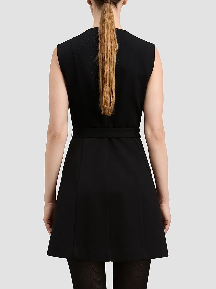 Derek Lam Women's Deeda Ponte Zip-Front Mini Dress | Thumbnail 3 Derek Lam Women's Deeda Ponte Zip-Front Mini Dress | Thumbnail 3