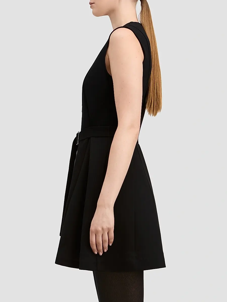 Derek Lam Women's Deeda Ponte Zip-Front Mini Dress | Thumbnail 4 Derek Lam Women's Deeda Ponte Zip-Front Mini Dress | Thumbnail 4