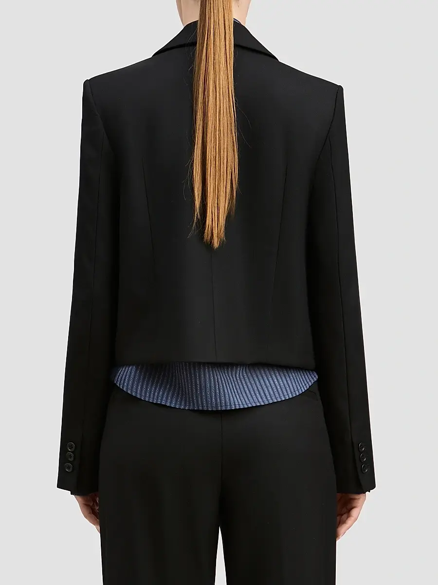 Derek Lam Women's Mona Essential Cropped Blazer | Thumbnail 3