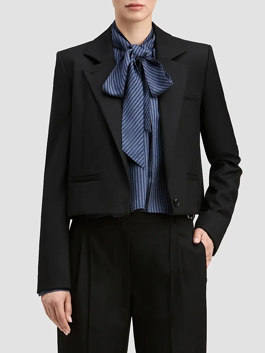 Derek Lam Women's Mona Essential Cropped Blazer | Thumbnail 4