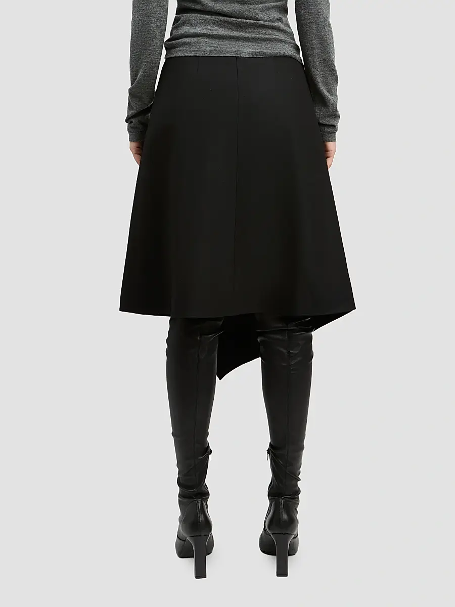 Derek Lam Women's Alexander Asymmetric Wrap Midi-Skirt | Thumbnail 3 Derek Lam Women's Alexander Asymmetric Wrap Midi-Skirt | Thumbnail 3