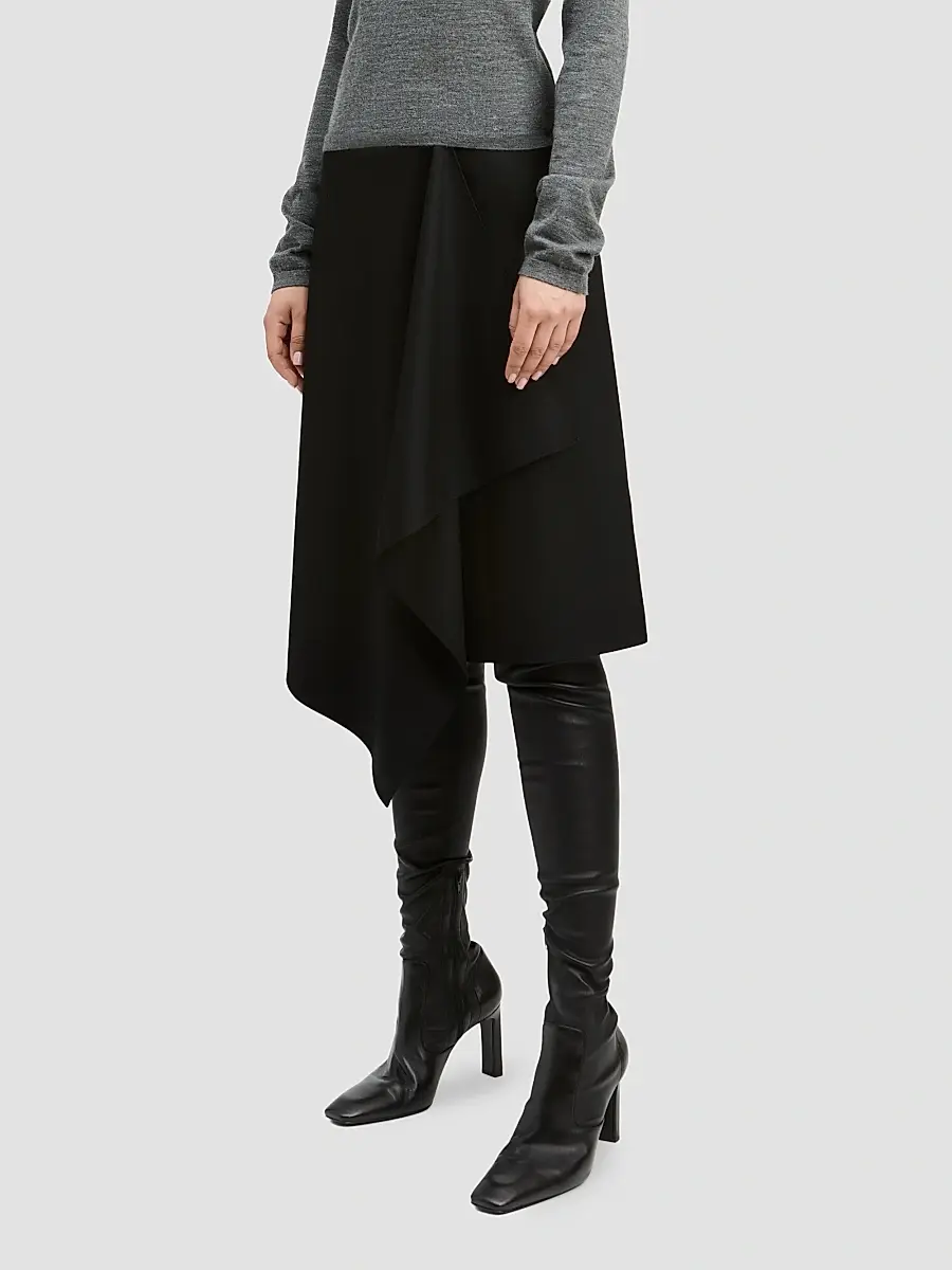 Derek Lam Women's Alexander Asymmetric Wrap Midi-Skirt | Thumbnail 4 Derek Lam Women's Alexander Asymmetric Wrap Midi-Skirt | Thumbnail 4
