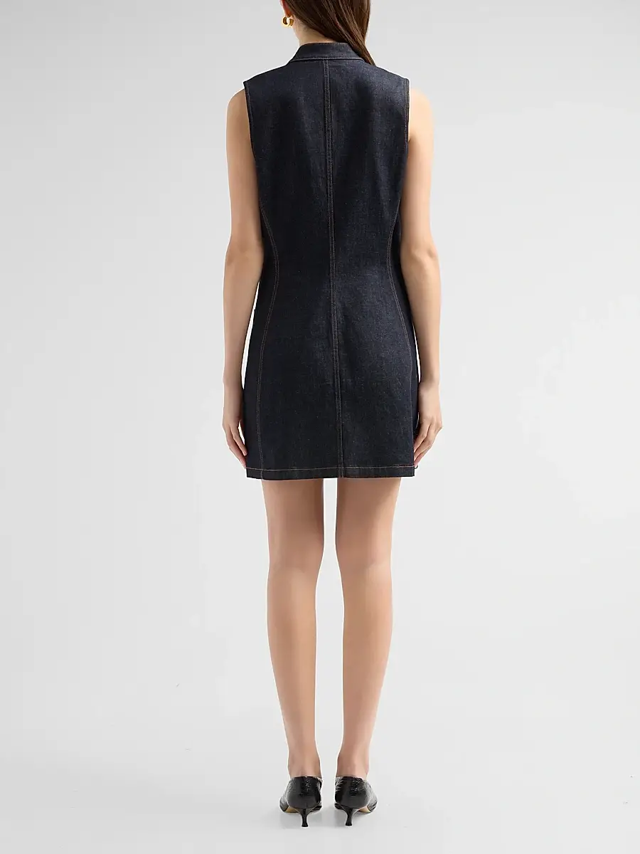Ramy Brook Women's Isabella Denim Mini Dress | Thumbnail 3 Ramy Brook Women's Isabella Denim Mini Dress | Thumbnail 3