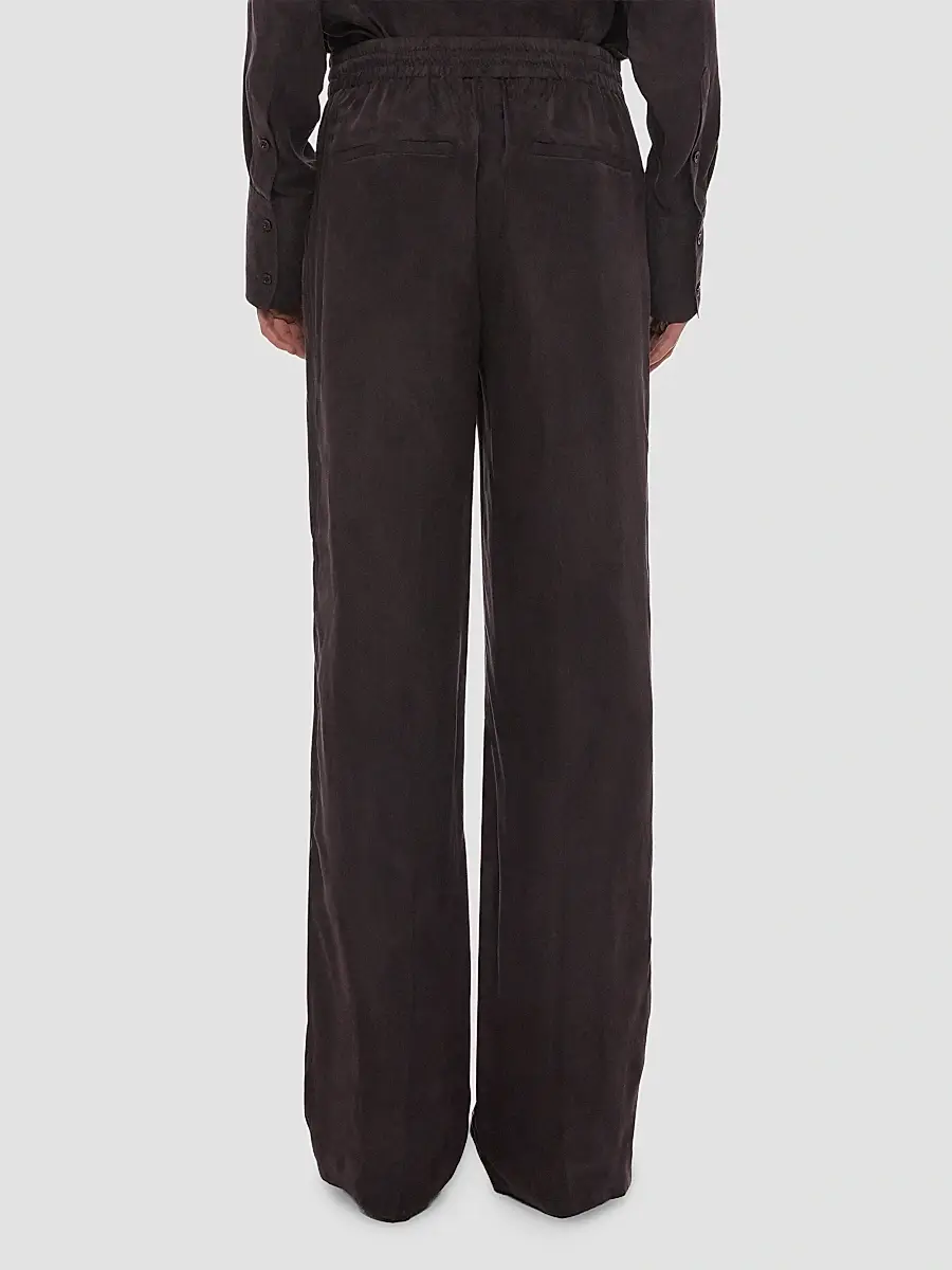 Helmut Lang Women's Elasticized Waistband Straight-Leg Pants | Thumbnail 3 Helmut Lang Women's Elasticized Waistband Straight-Leg Pants | Thumbnail 3