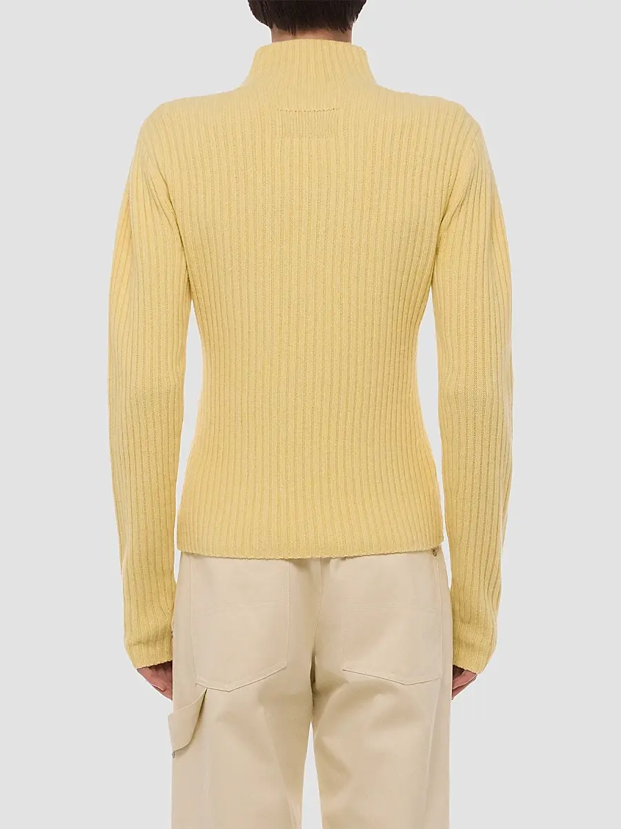 Helmut Lang Women's Rib-Knit Wool Sweater | Thumbnail 3 Helmut Lang Women's Rib-Knit Wool Sweater | Thumbnail 3