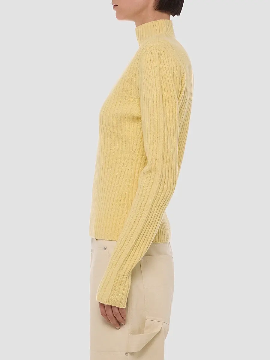 Helmut Lang Women's Rib-Knit Wool Sweater | Thumbnail 6 Helmut Lang Women's Rib-Knit Wool Sweater | Thumbnail 6